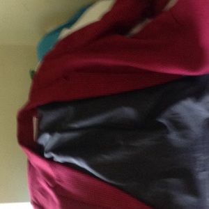 Updated Classic red/black houndstooth check blazer